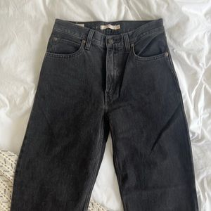 Levis dad jean, black, size 25